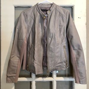 Faux leather jacket